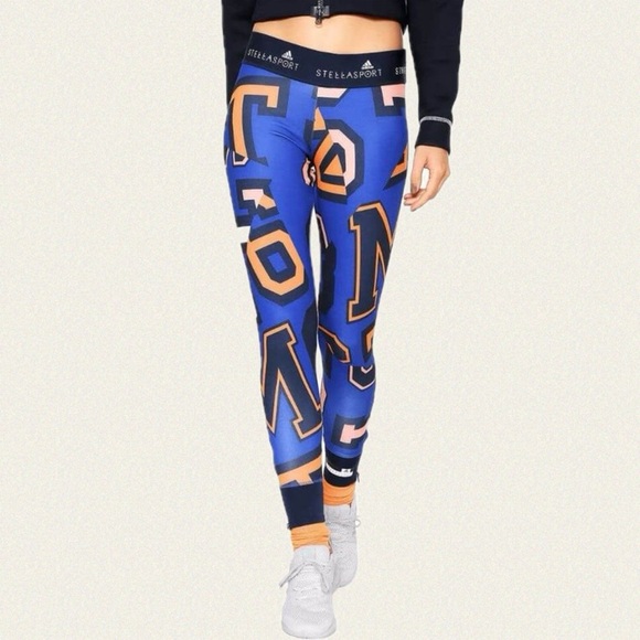 Stellasport x Adidas Printed Run Tights - Picture 1 of 12